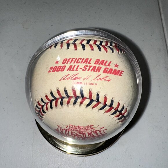 DEREK JETER SIGNED NEW YORK YANKEES BASEBALL AUTOGRAPHED W/COA 2000 ALL STAR 700 - Picture 2 of 7